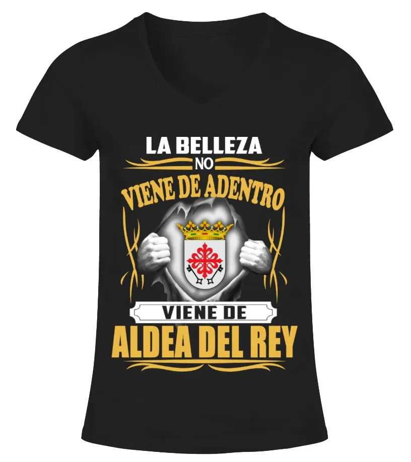 ALDEA DEL REY Camiseta cuello pico Mujer