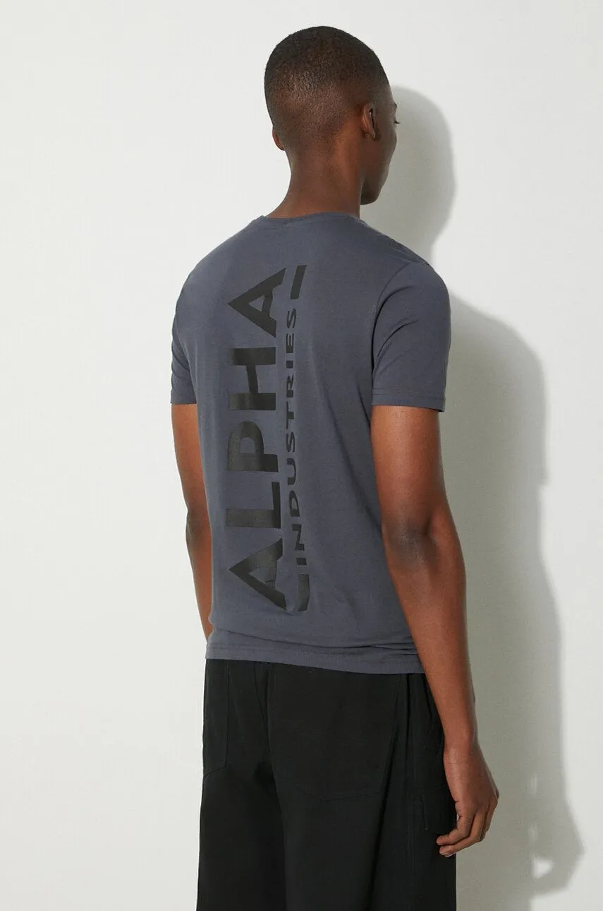 ALPHA INDUSTRIES BACKPRINT TSHIRT WITH SHORT SLEEVES