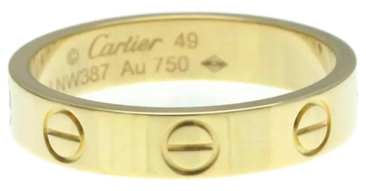 Anillo Mini Love Cartier B4085049 Dorado 