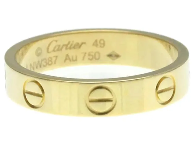 Anillo Mini Love Cartier B4085049 Dorado 