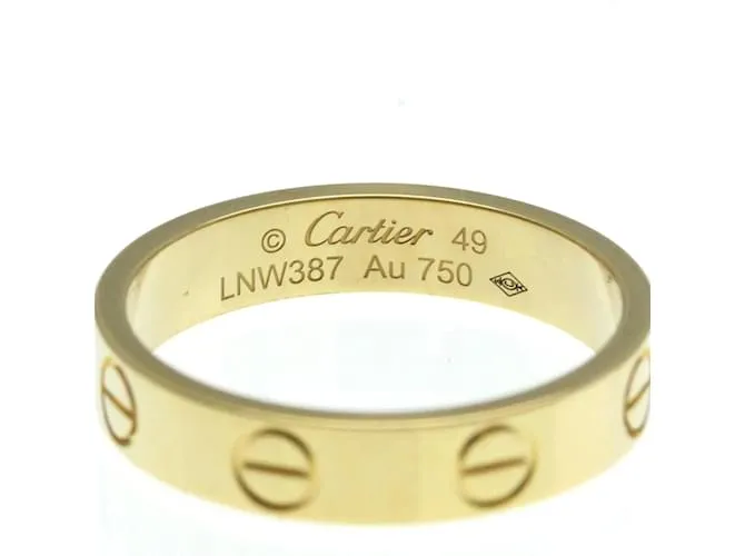 Anillo Mini Love Cartier B4085049 Dorado 
