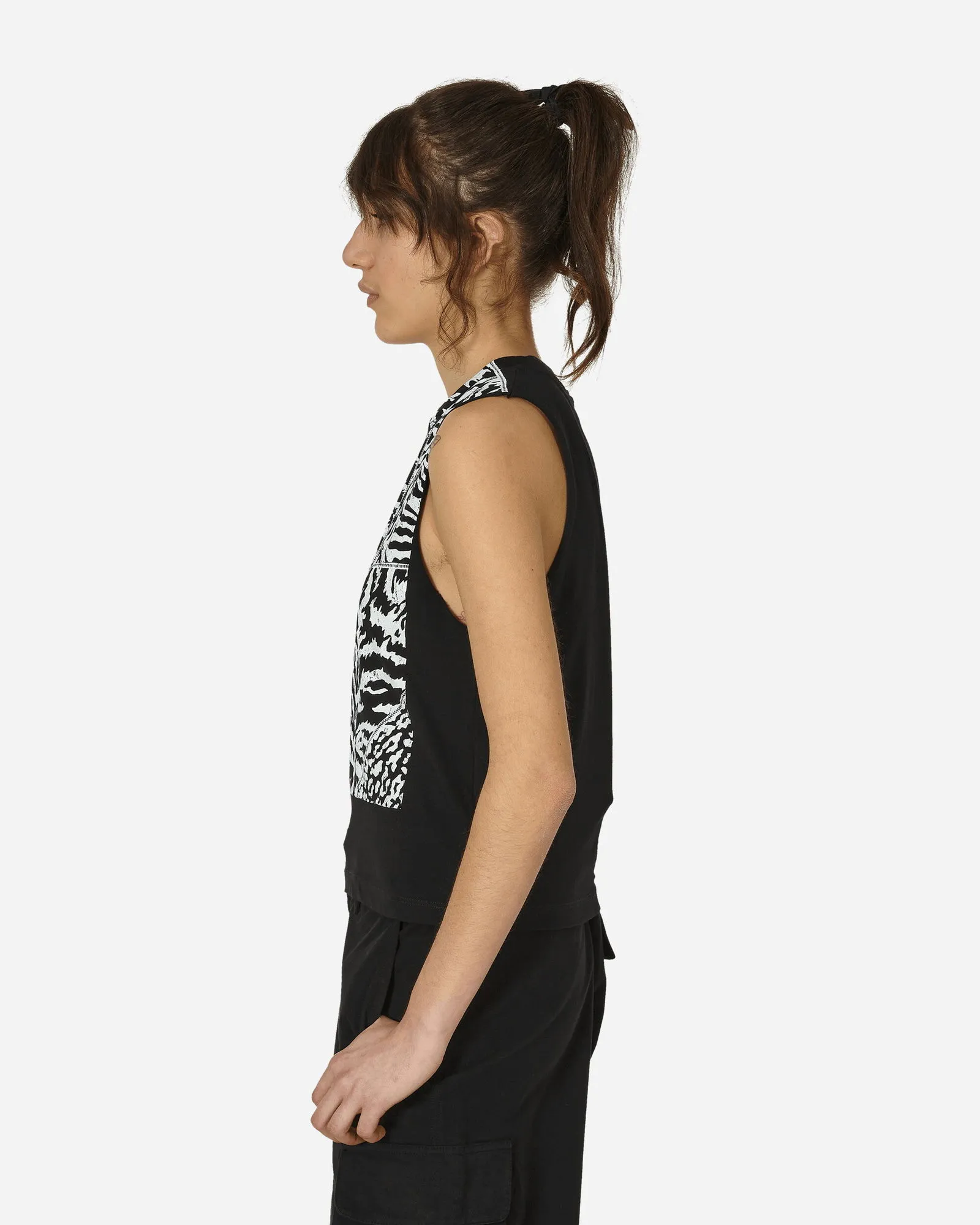 Aries Animal Screen Vest Black