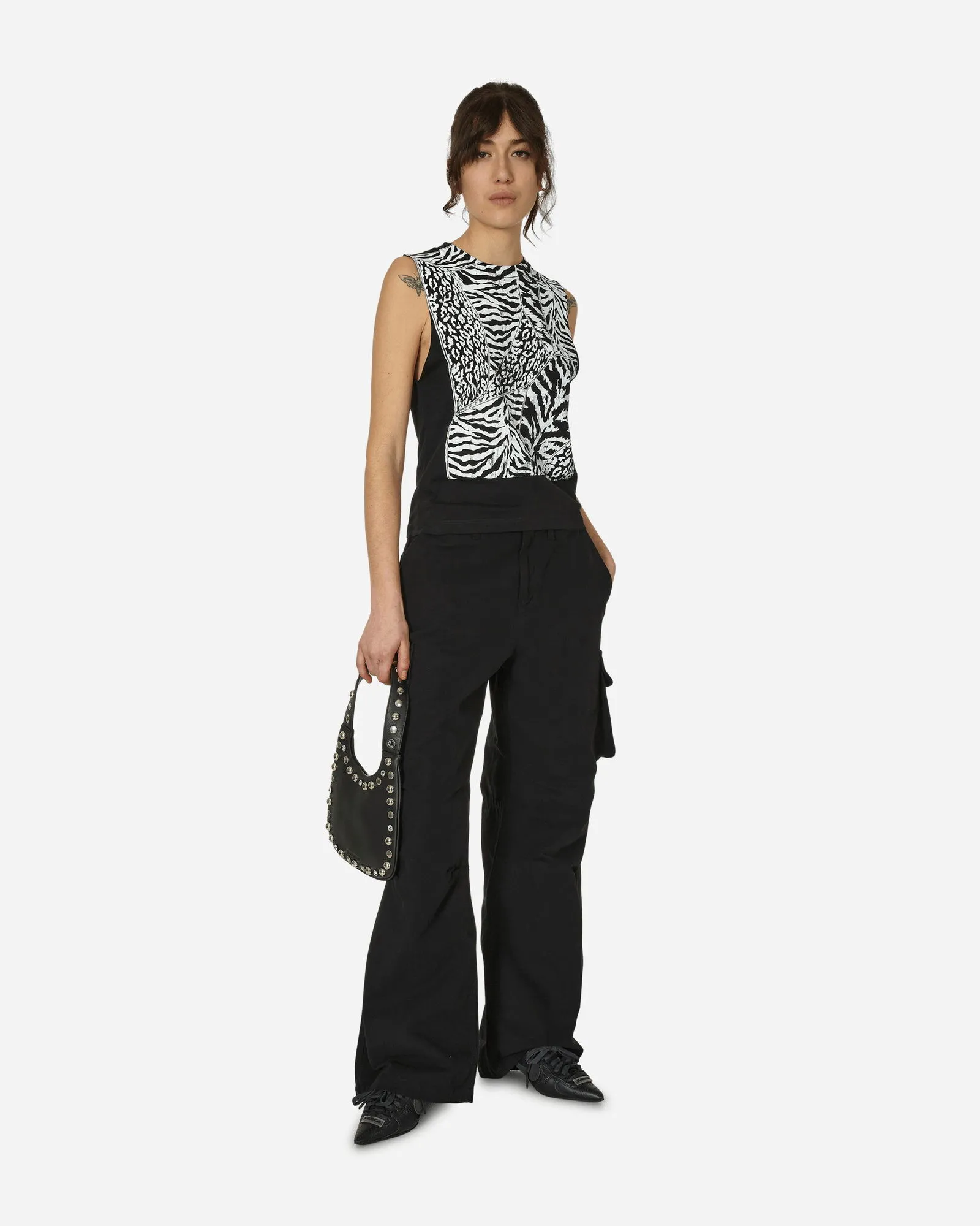 Aries Animal Screen Vest Black