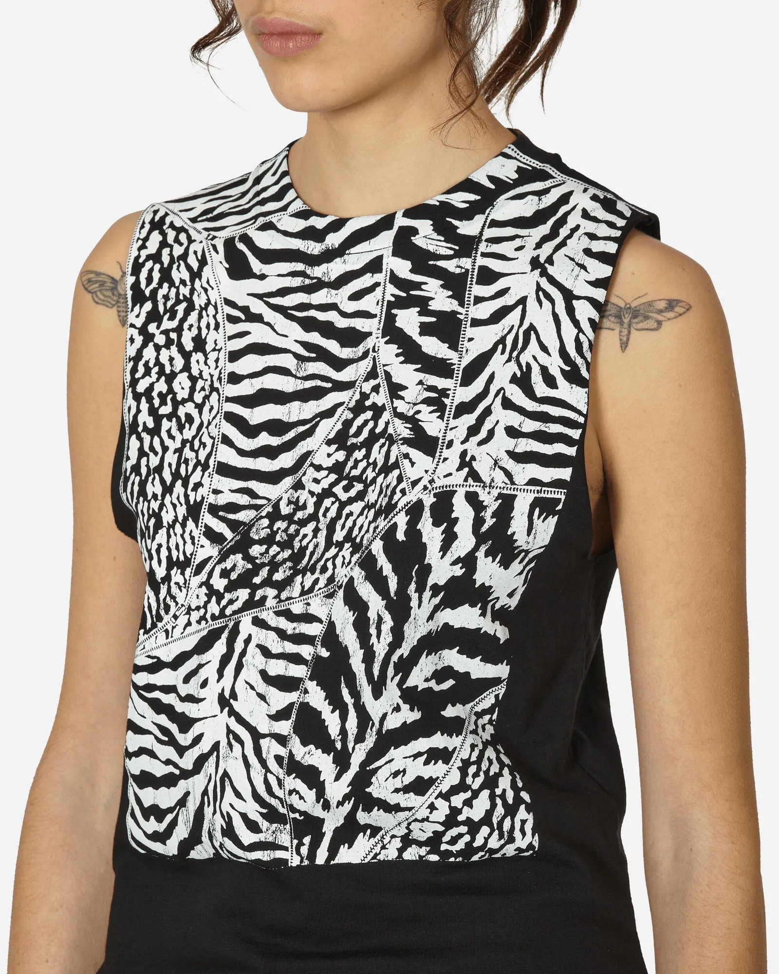 Aries Animal Screen Vest Black