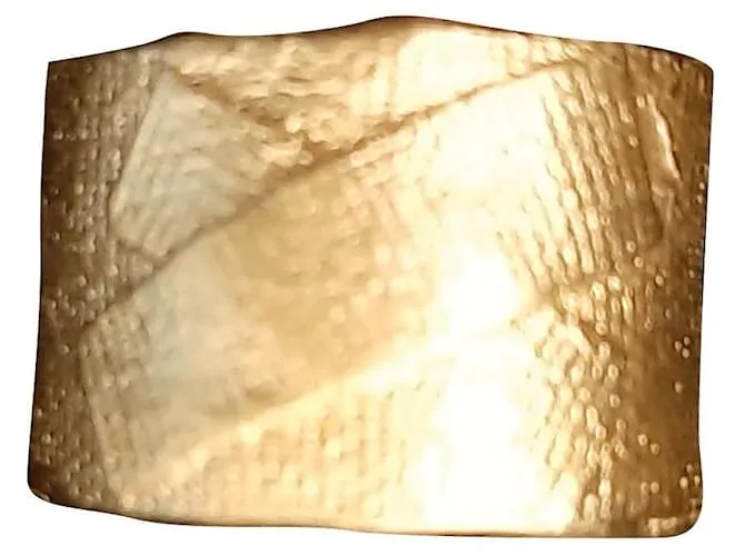 Autre Marque Anillo de banda Dorado 