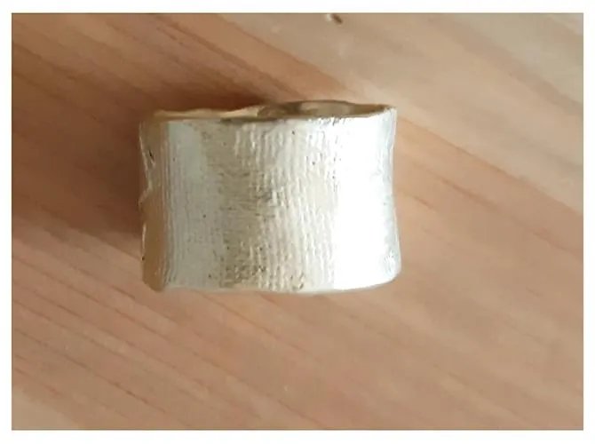 Autre Marque Anillo de banda Dorado 