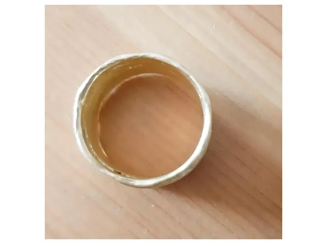 Autre Marque Anillo de banda Dorado 