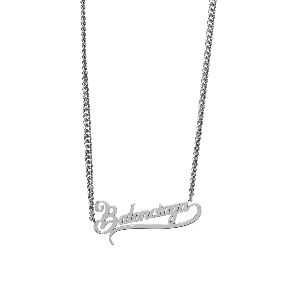 Balenciaga Logo Necklace