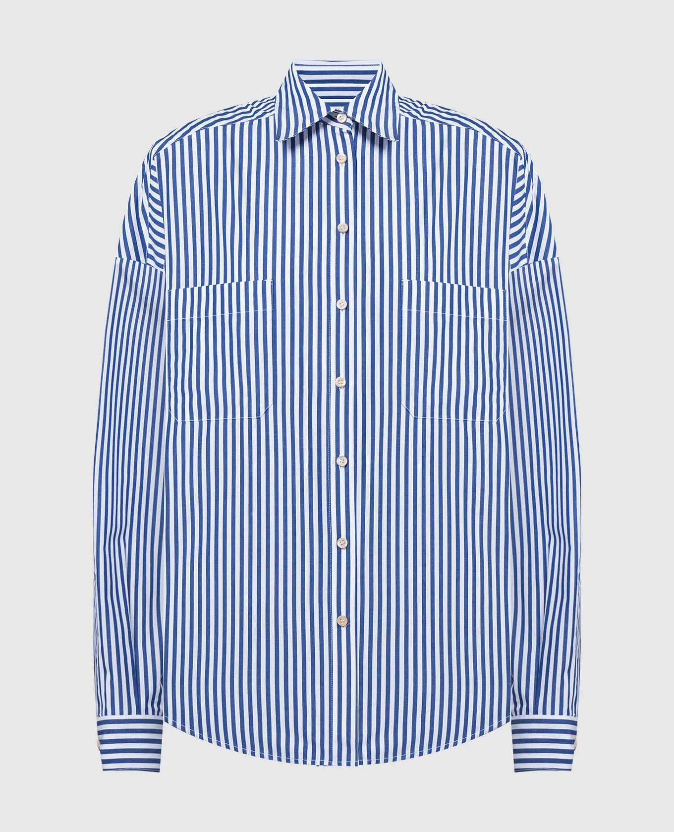 Ballantyne Blue striped shirt