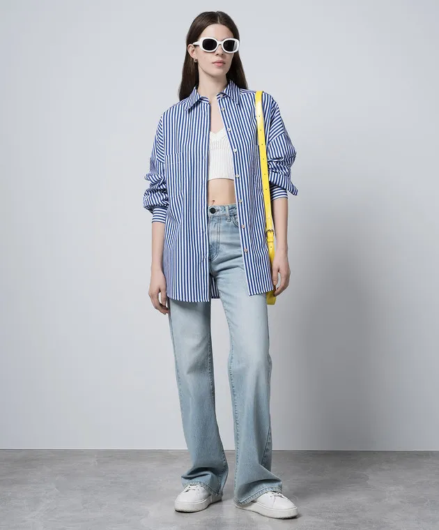 Ballantyne Blue striped shirt