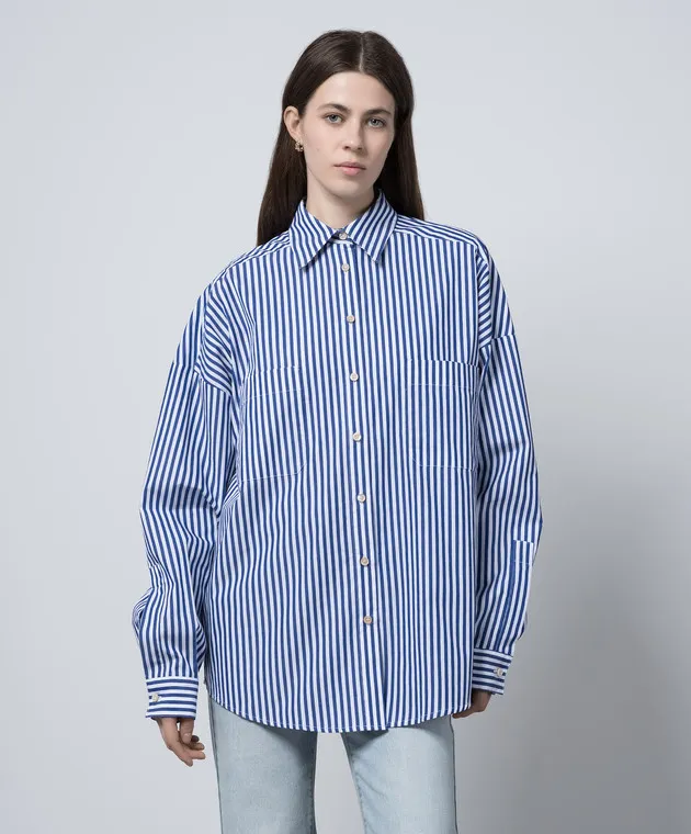 Ballantyne Blue striped shirt