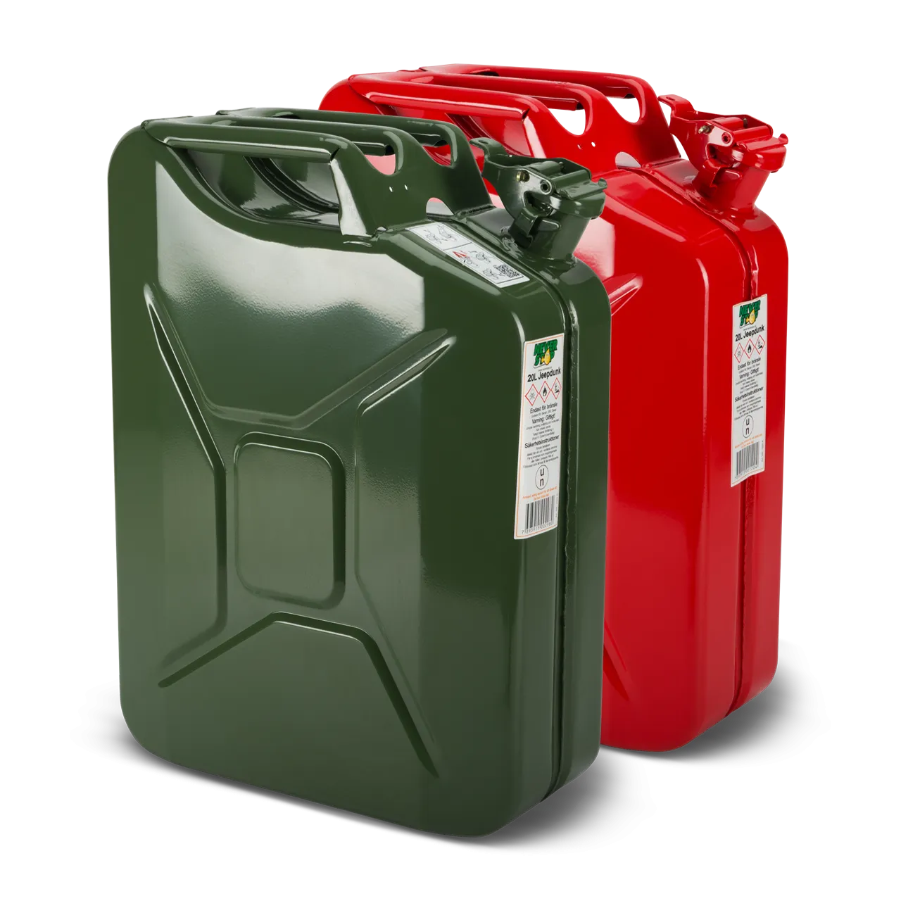 Bidón de Combustible Never Stop Jerrycan Metal 20 L