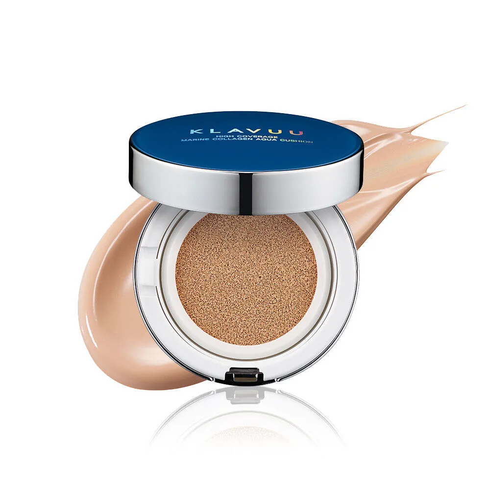 Blue Pearlsation High Coverage Marine Collagen Aqua Cushion  FPS50+ PA+++Sunscreen