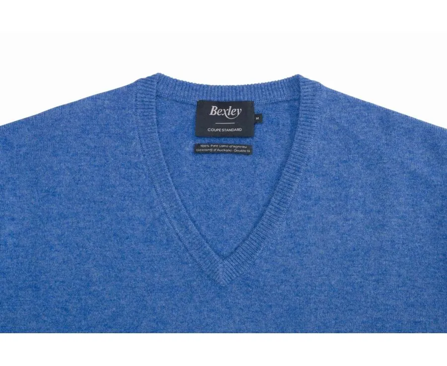 BLUE SEA VNECK WOOL JUMPER  ELIAN