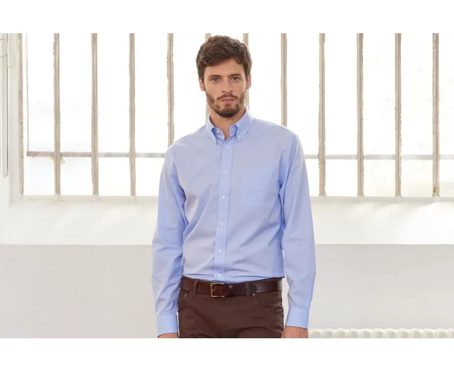 BLUE SKY COTTON SHIRT  AMERICAN COLLAR  TOMMY