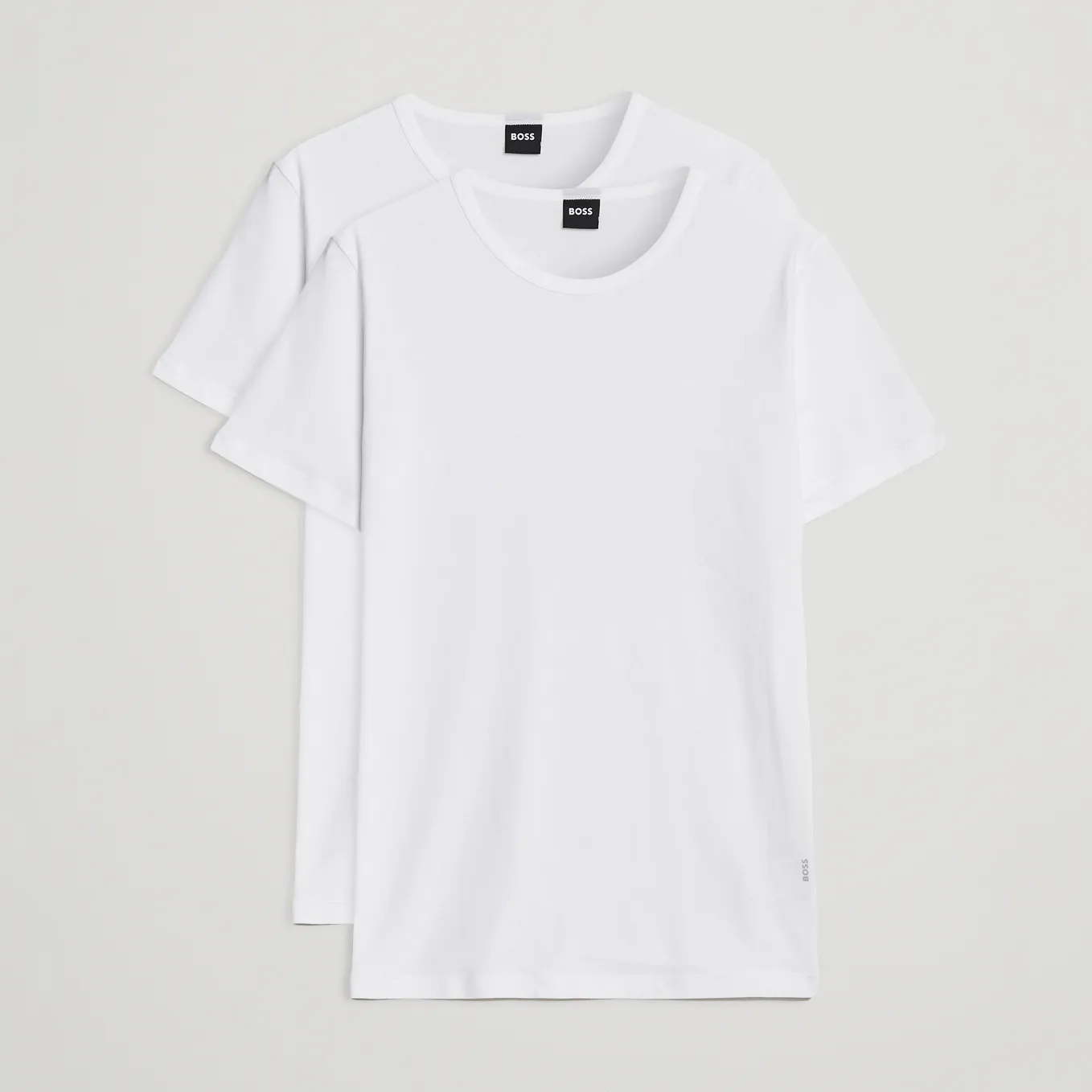BOSS BLACK 2PACK CREW NECK SLIM FIT TSHIRT WHITE