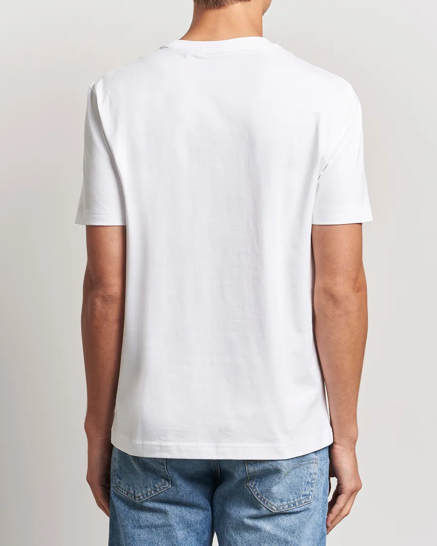 BOSS ORANGE PRINTED CREW NECK TSHIRT WHITE