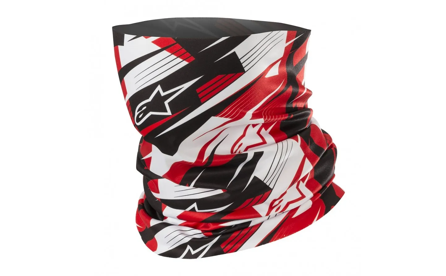 BRAGA ALPINESTARS BLURRED NECK TUBE NEGRO BLANCO ROJO|4759019123|