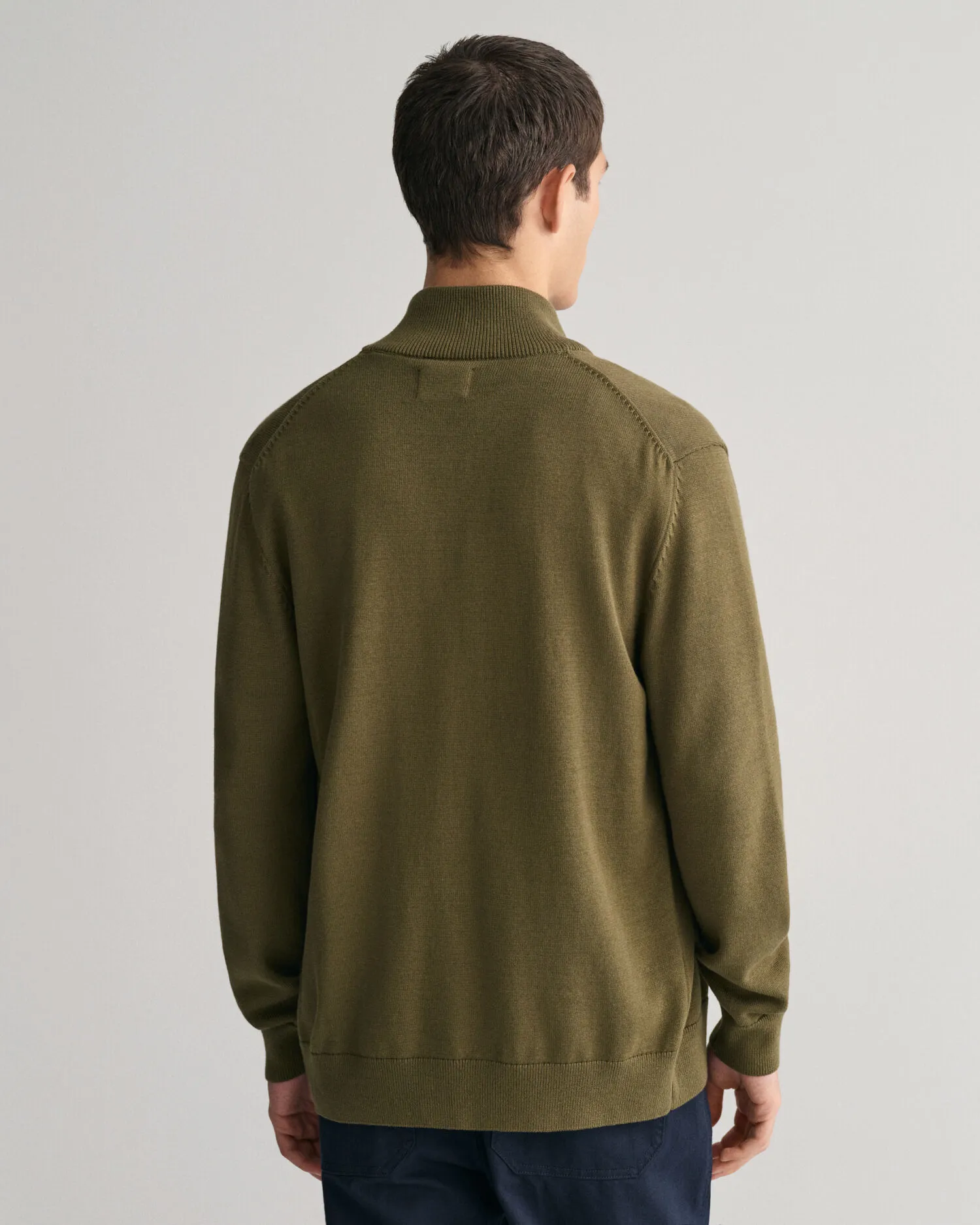 Cárdigan con cremallera Casual Cotton