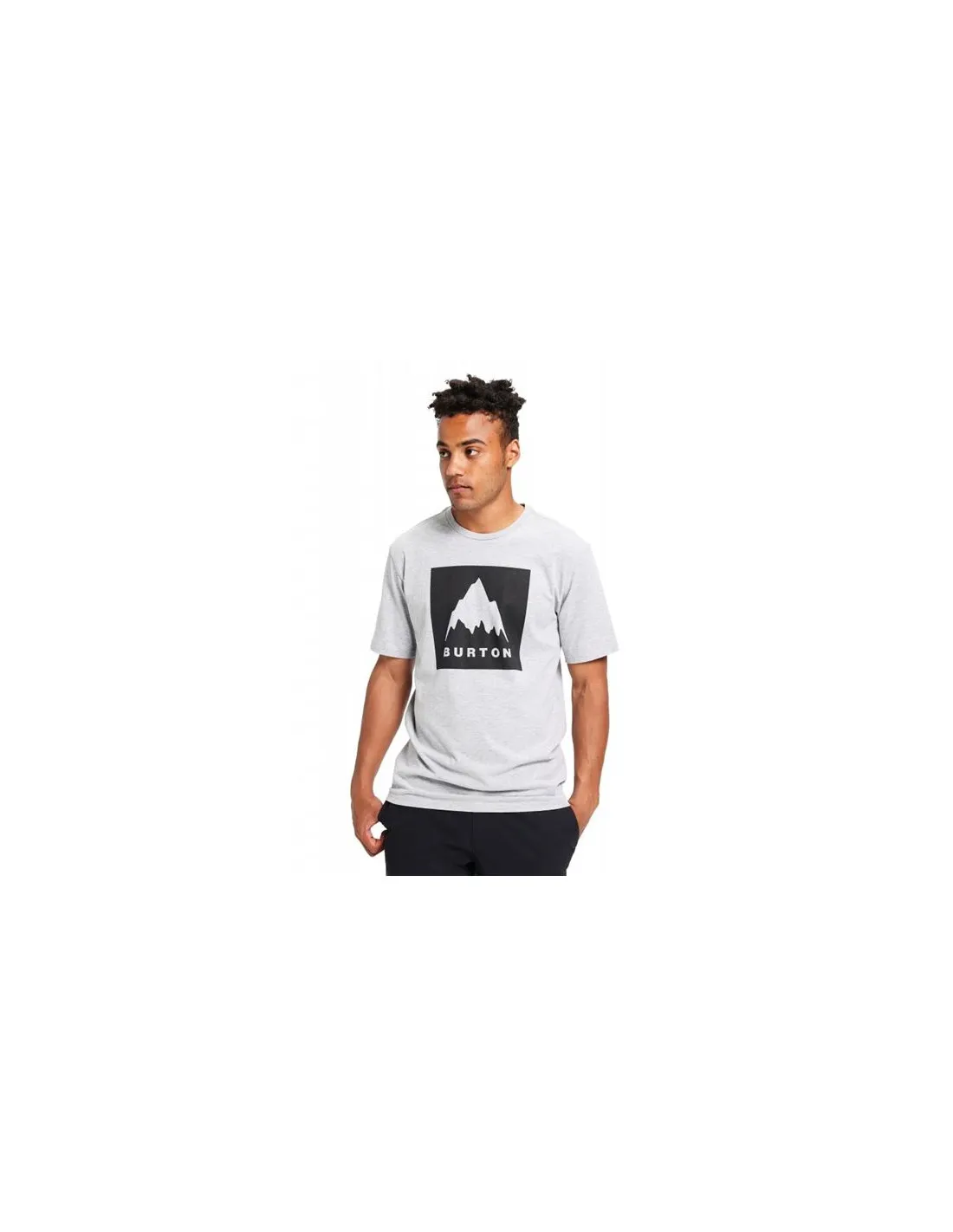 Camiseta Burton Classic Mountain High Short Sleeve Gris