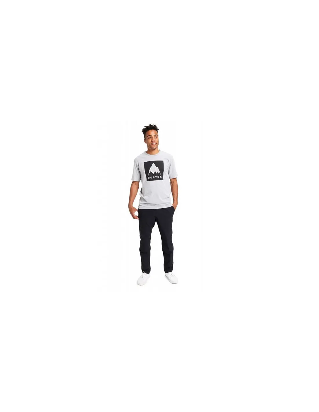 Camiseta Burton Classic Mountain High Short Sleeve Gris
