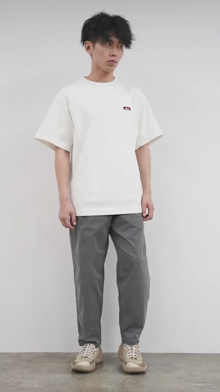 Camiseta de bordado del logotipo de la caja híbrida nanga / Eco
