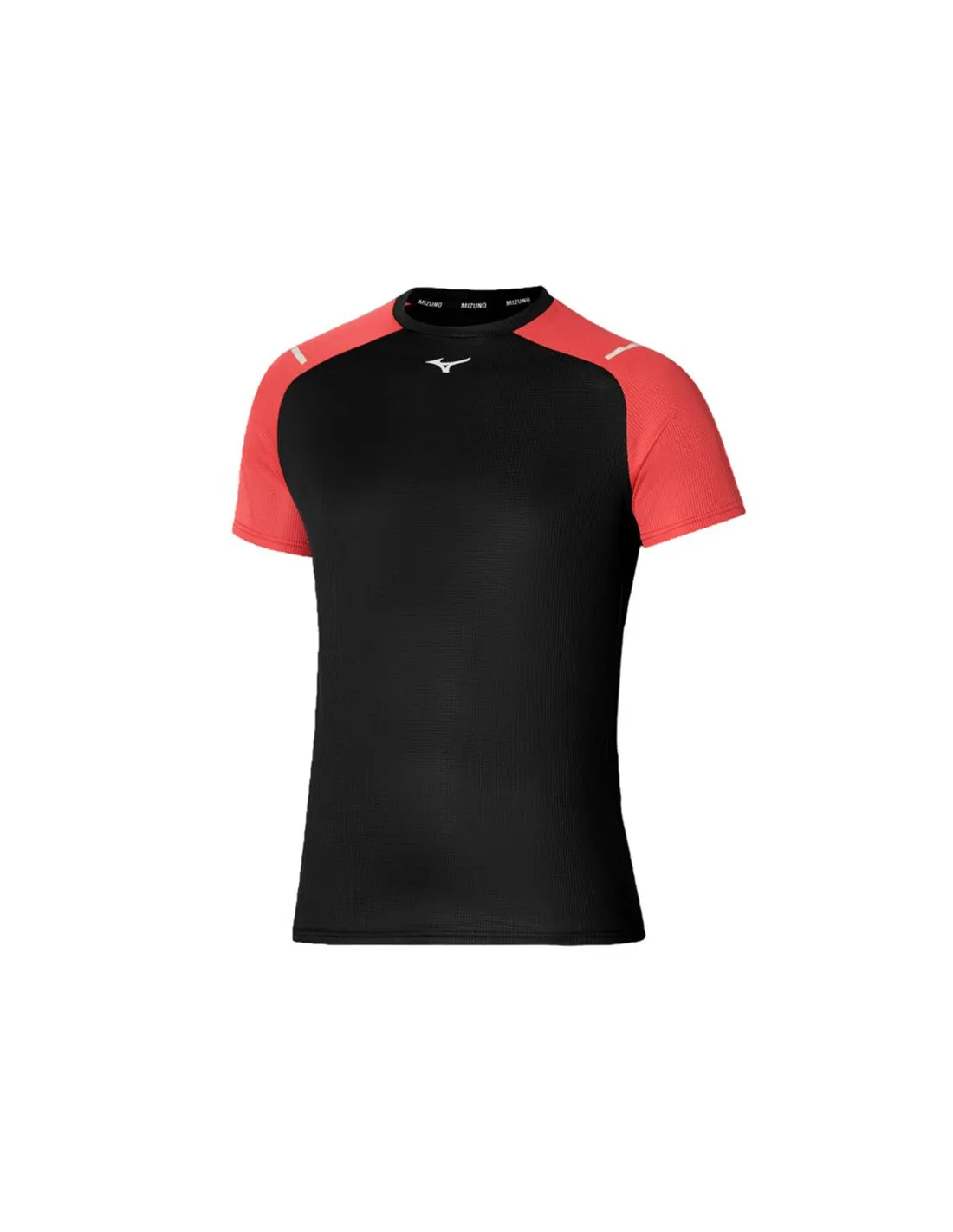 Camiseta de Running Mizuno DryAeroFlow Negro Hombre