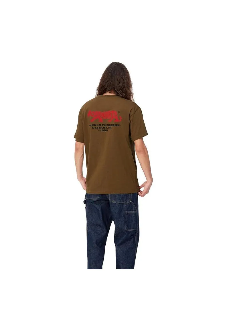 Camiseta Hombre Carhartt Wip Rocky Marrón