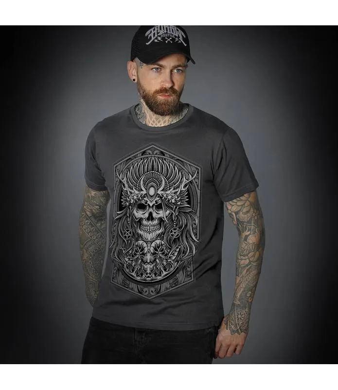 CAMISETA MANGA CORTA HOMBRE GRIS RITUAL HYRAW SP23M05