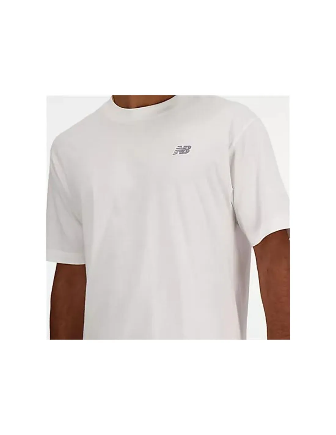 Camiseta New Balance Sport Essentials Cotton Hombre Blanco
