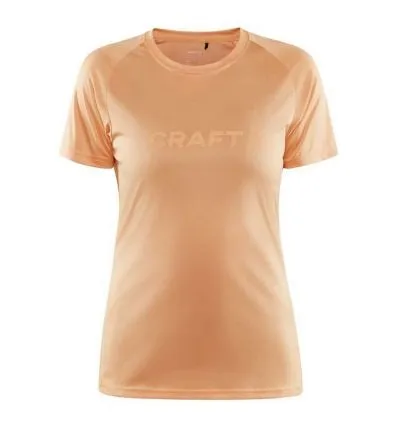 Camiseta trail running Craft Core Essence Logo Tee W (PEACH) mujer