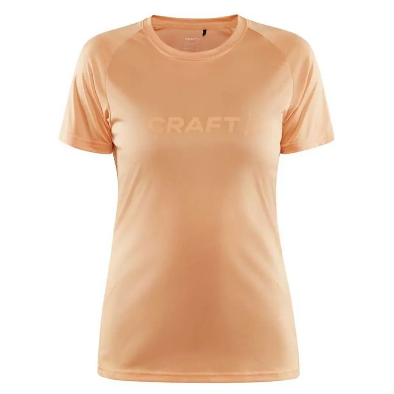 Camiseta trail running Craft Core Essence Logo Tee W (PEACH) mujer