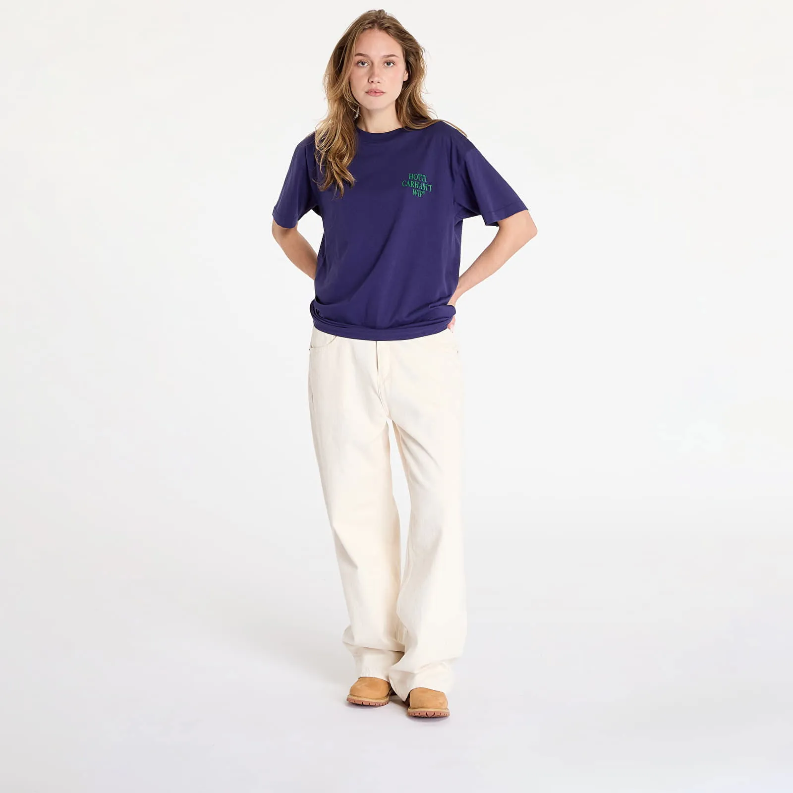 CARHARTT WIP TSHIRT S/S HOTEL KEYS TSHIRT UNISEX AURA/ GREEN M