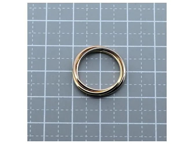 Cartier 18Anillo K Trinity en excelentes condiciones Dorado 