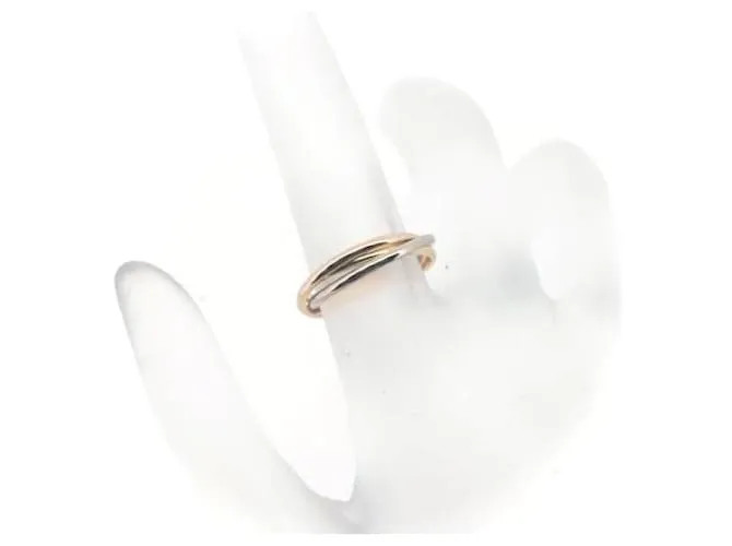 Cartier 18Anillo K Trinity en excelentes condiciones Dorado 