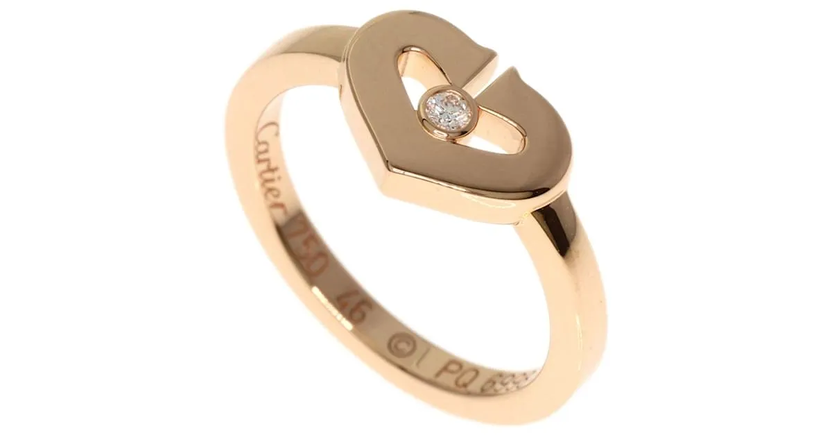Cartier C corazón Dorado 