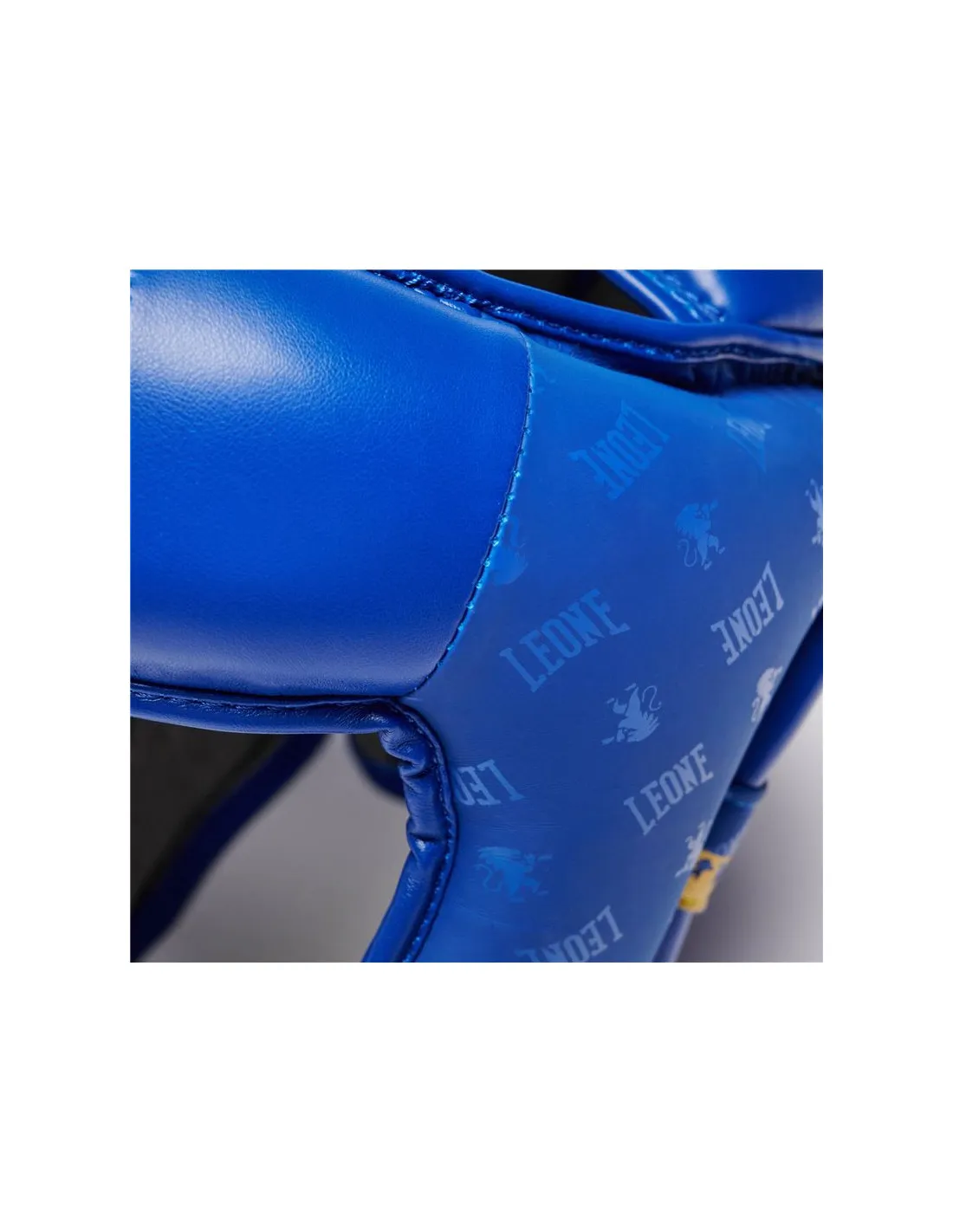 Casco de Boxeo Leone Protector Abierto Dna Azul