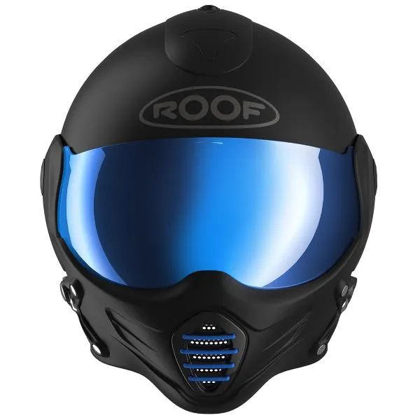 Casco Roof Roadster Iron Mat Black Blue 