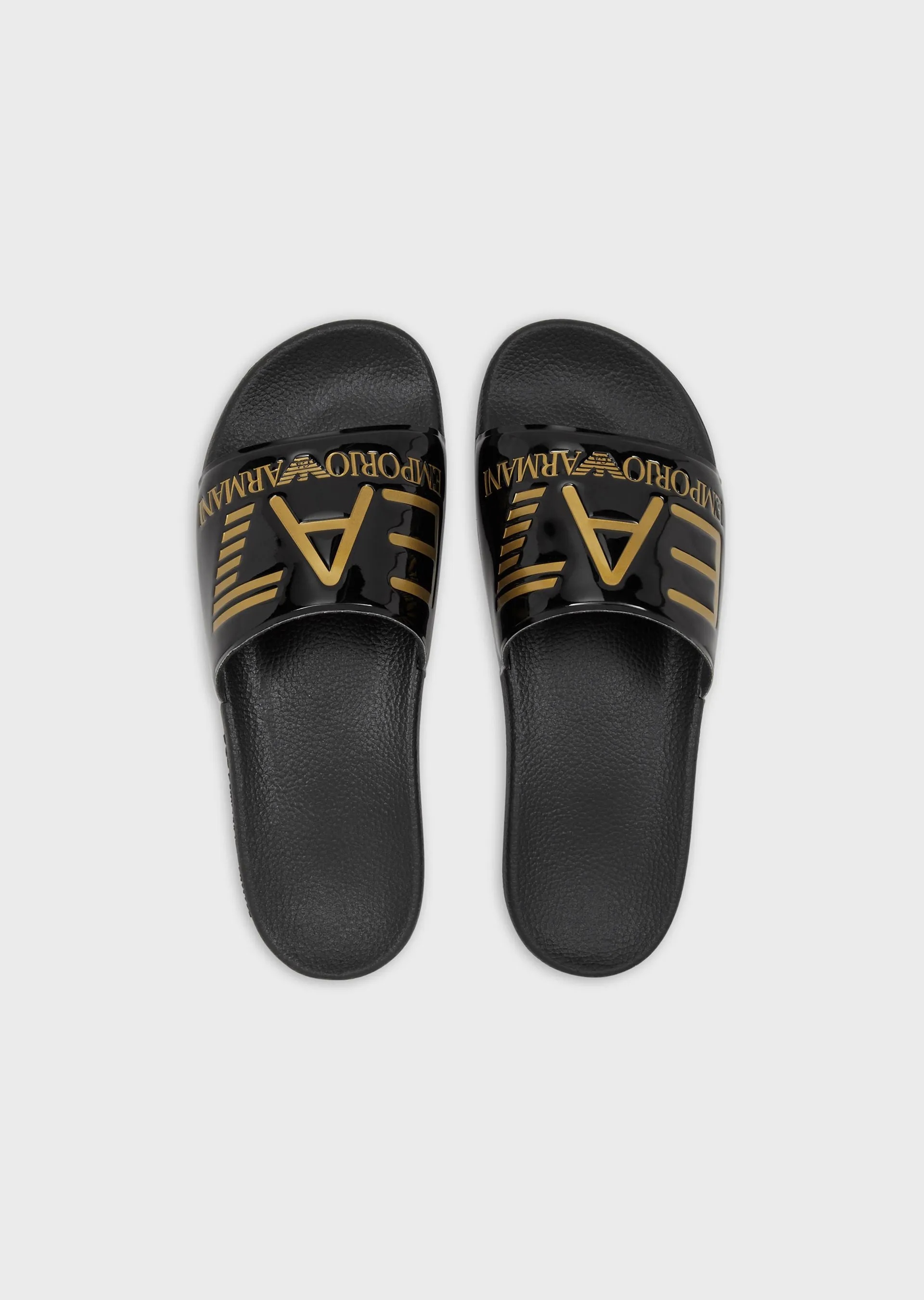 CHANCLAS EA7 NEGRO/DORADO  XCP001 XCC22 M631