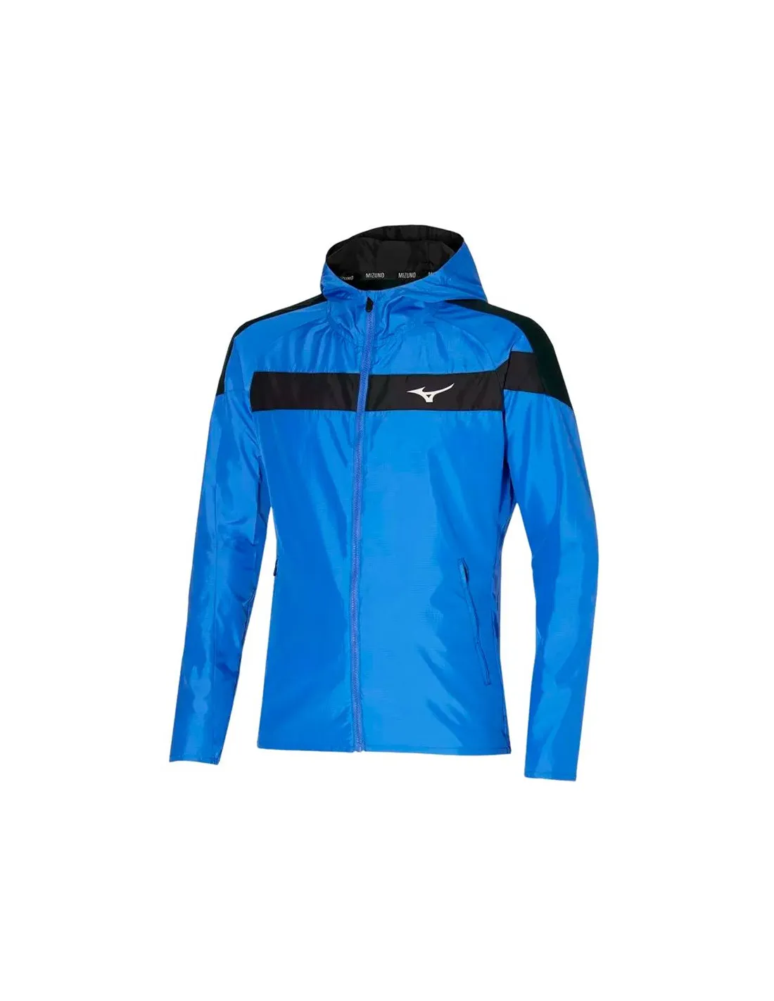Chaqueta de Fitness Mizuno Training Hooded Hombre Nebulas Azul