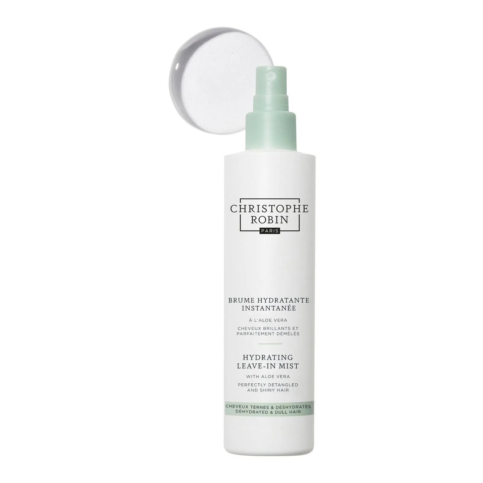CHRISTOPHE ROBIN Bruma hidratante instantánea del aloe vera