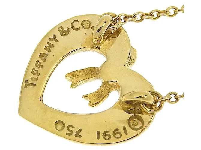 Cinta Corazón Tiffany & Co Dorado 
