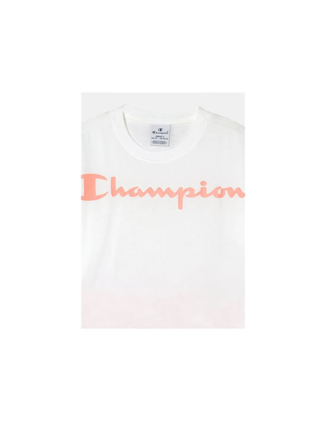 Conjunto Champion Script Logo Cotton Girl White