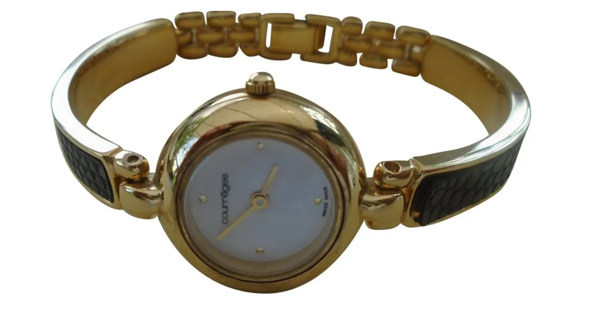 Courreges reloj Dorado 