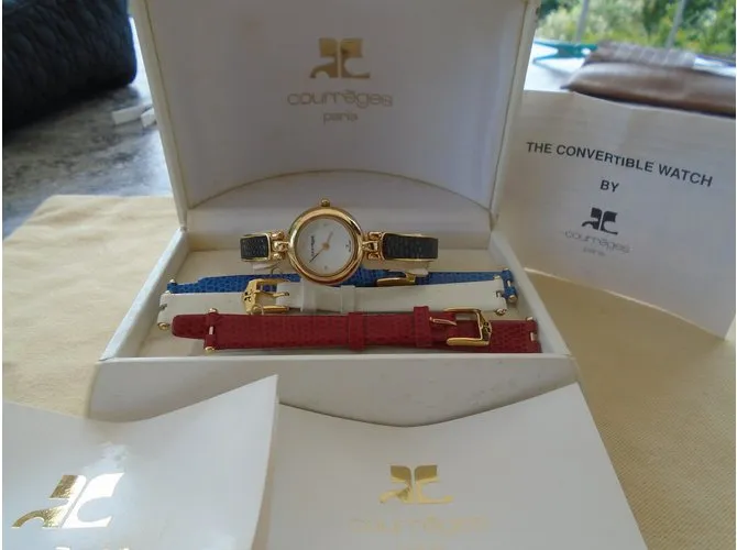 Courreges reloj Dorado 