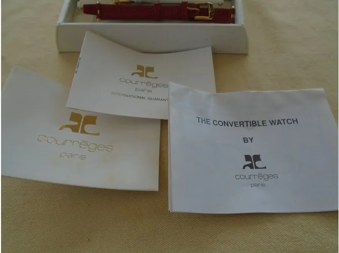 Courreges reloj Dorado 