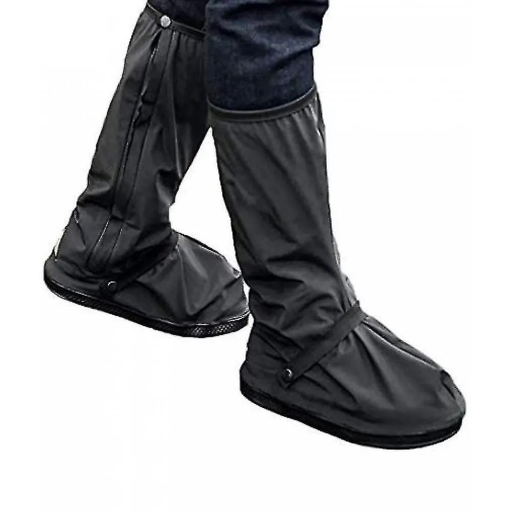 Cubierta impermeable de zapatos de botas de botas de lluvia con reflector