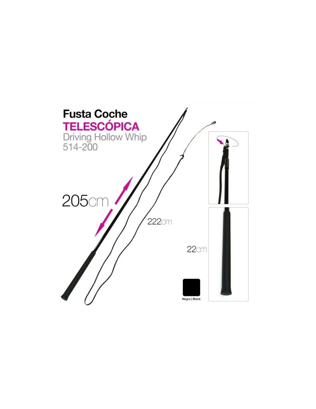 Fusta de Coche Telescópica 2 m