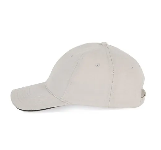 GORRA CON SÁNDWICH CONTRASTADO  6 PANELES