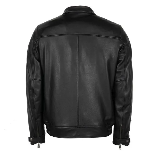 Helstons Benny Leather Rag Black 